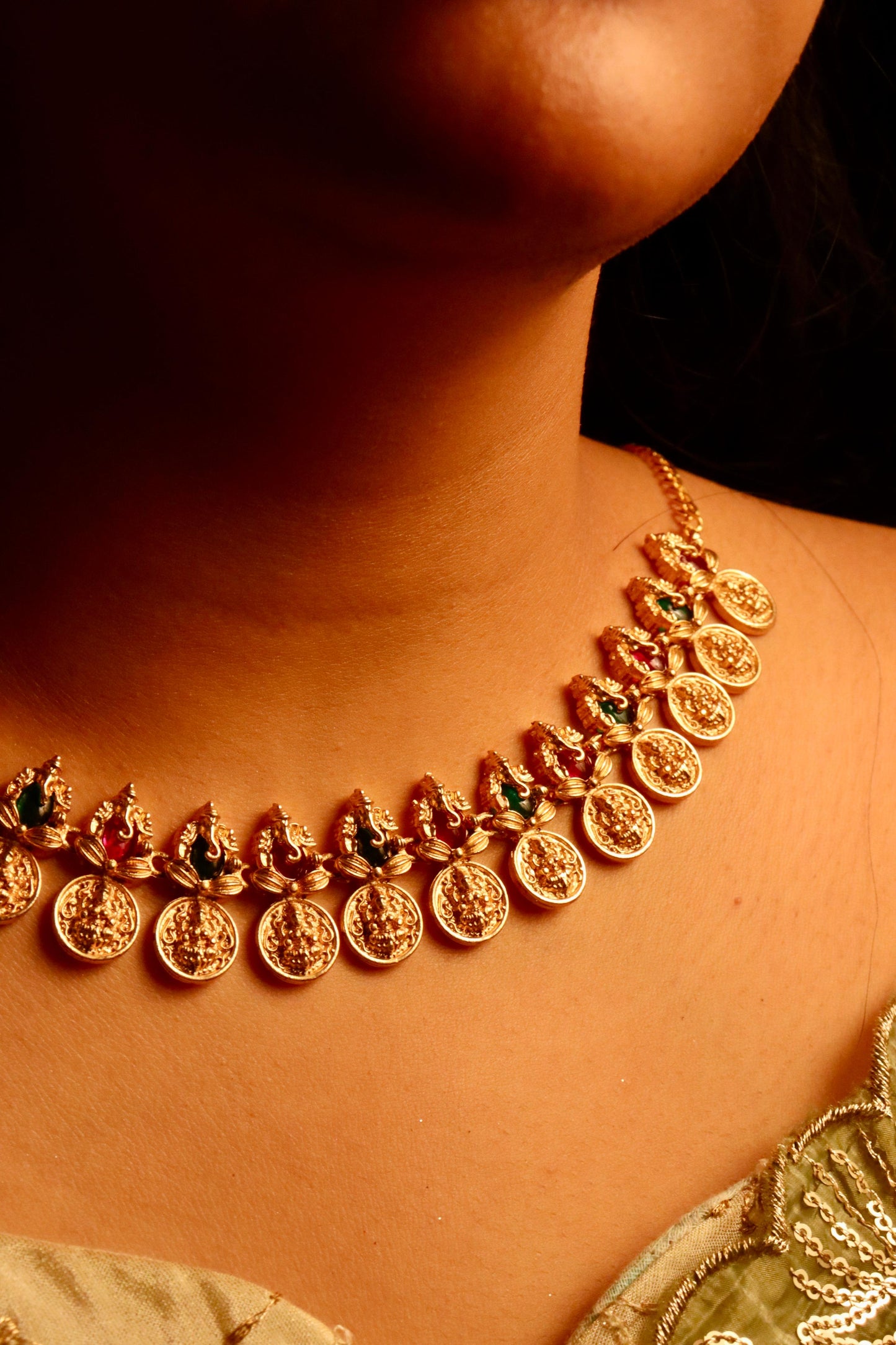 Laxmi Ganesh Multi Necklace