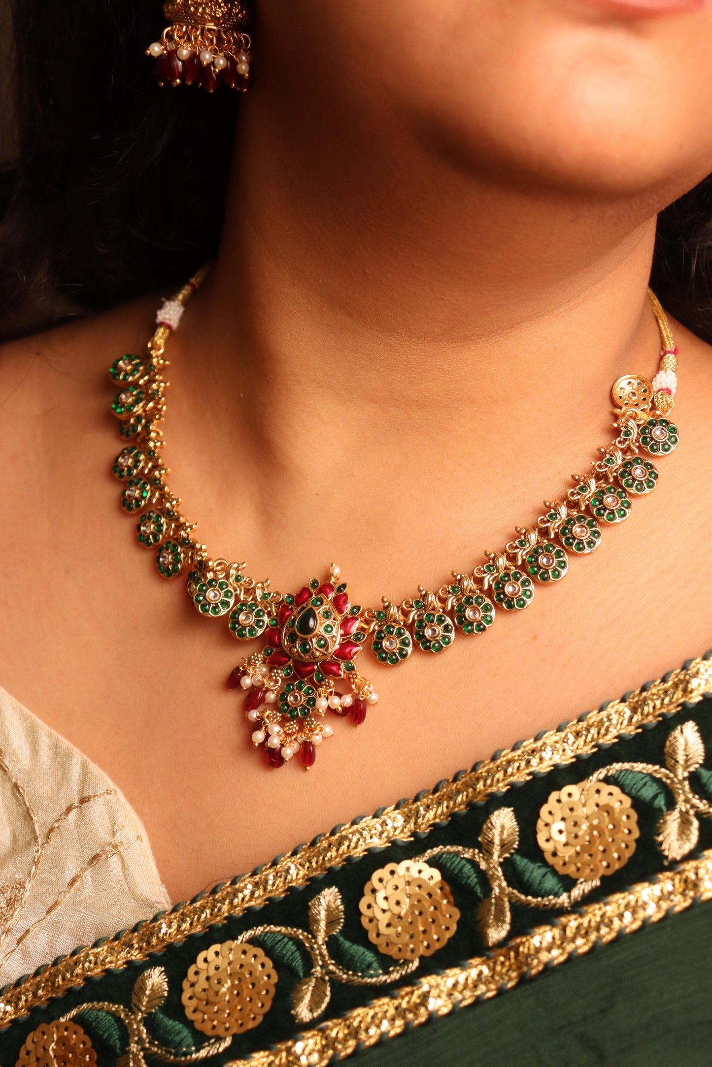 Riddhi Pushp Necklace Set