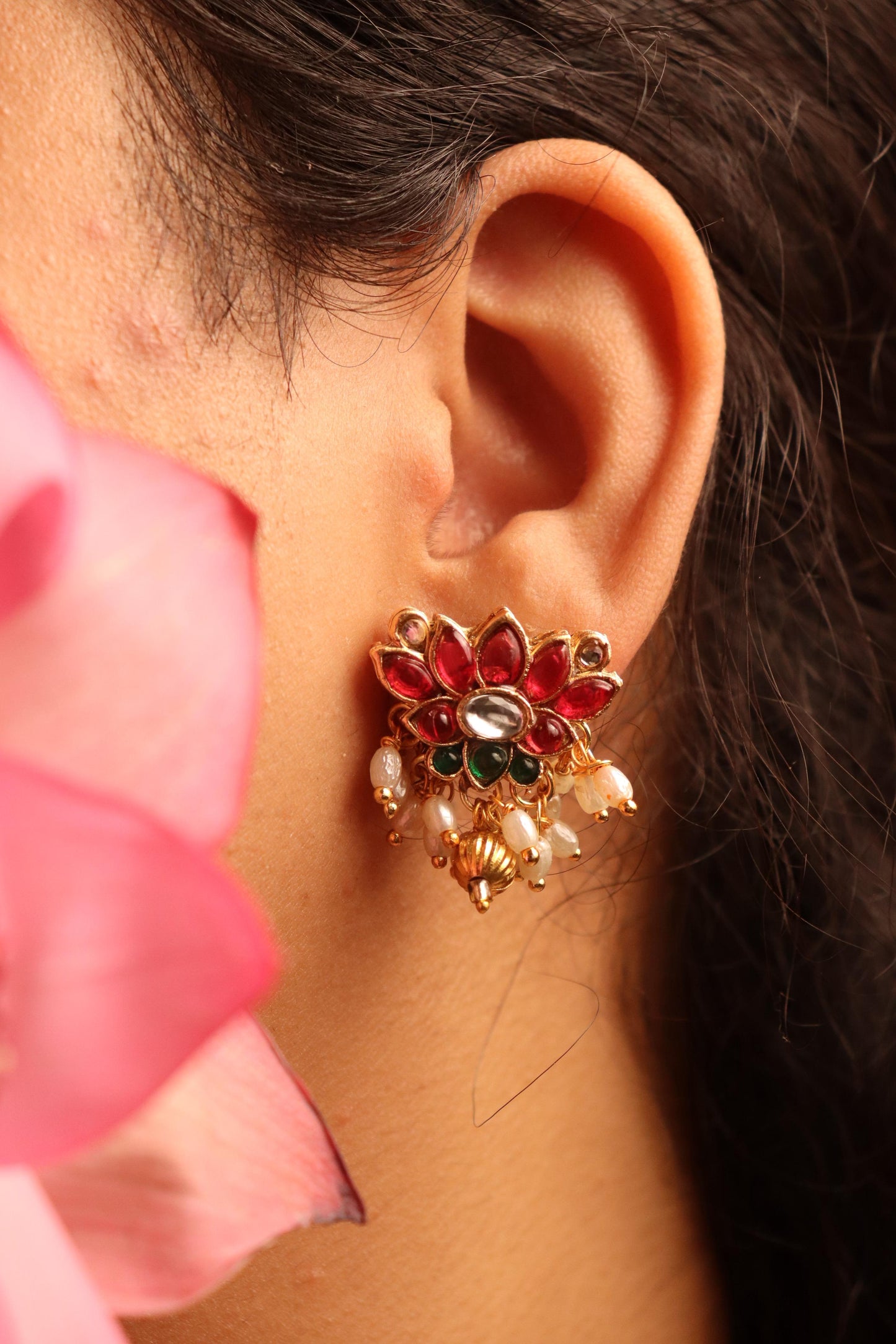 Padma Kiran Lotus Necklace Set