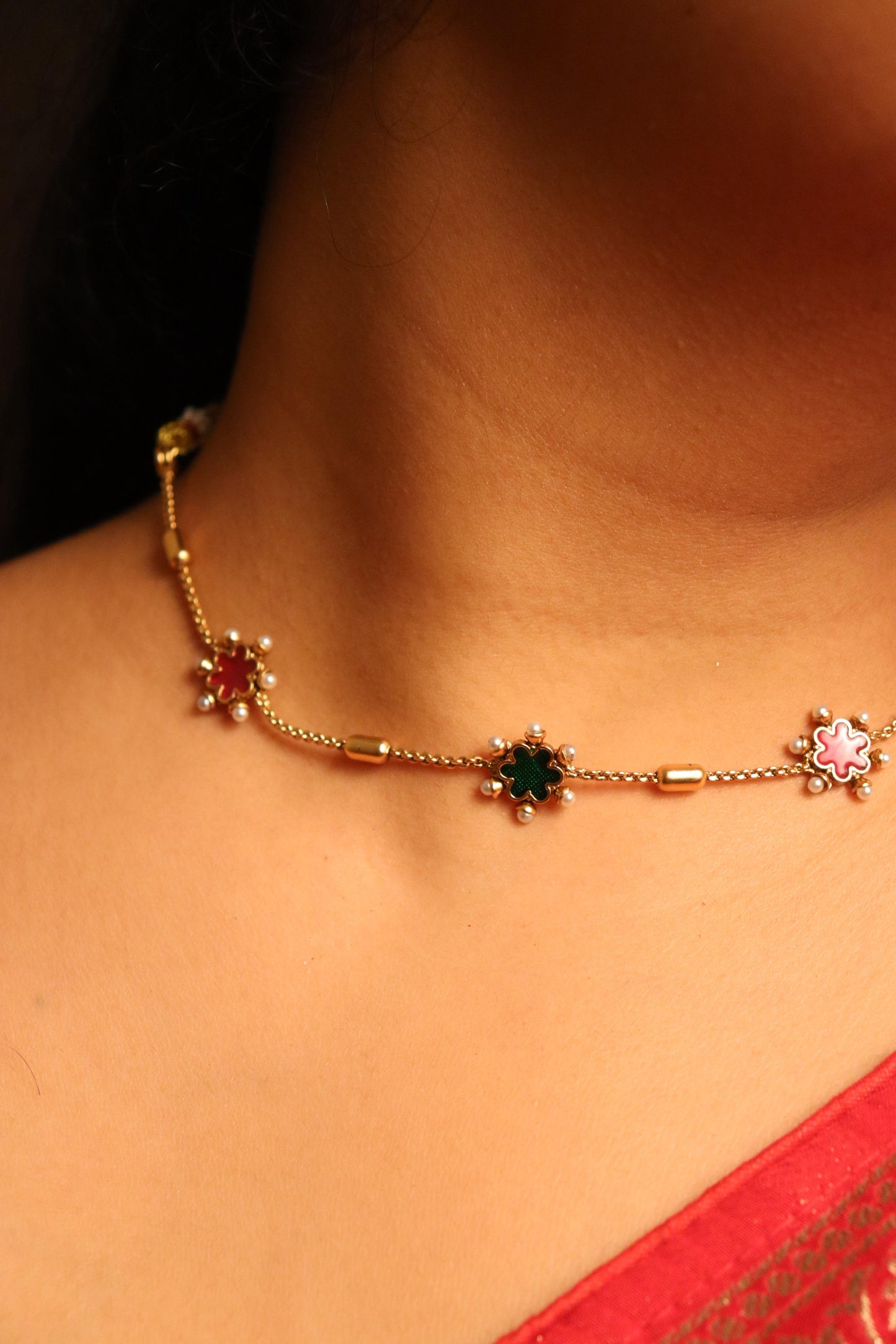 Pushp Kanti Choker Necklace set