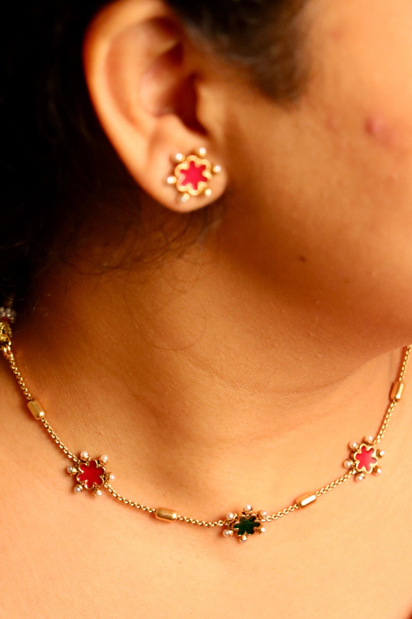 Pushp Kanti Choker Necklace set