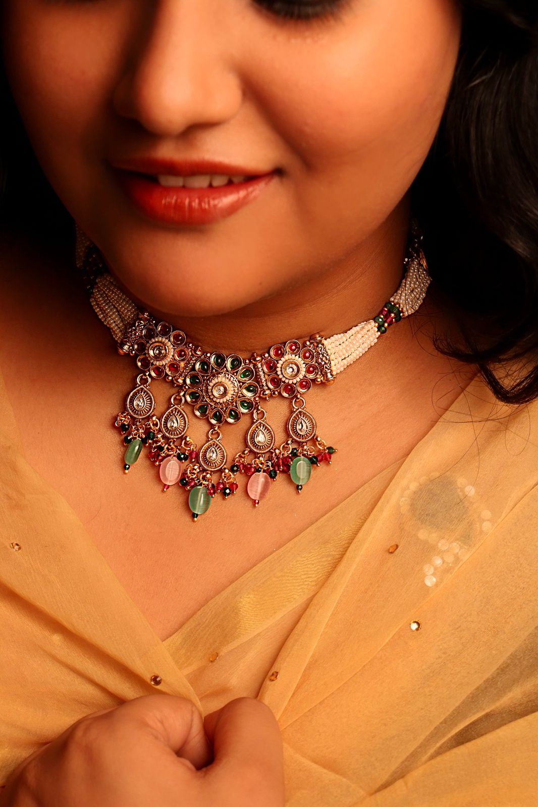 Rajeshwari Kundan Jadau Necklace Set