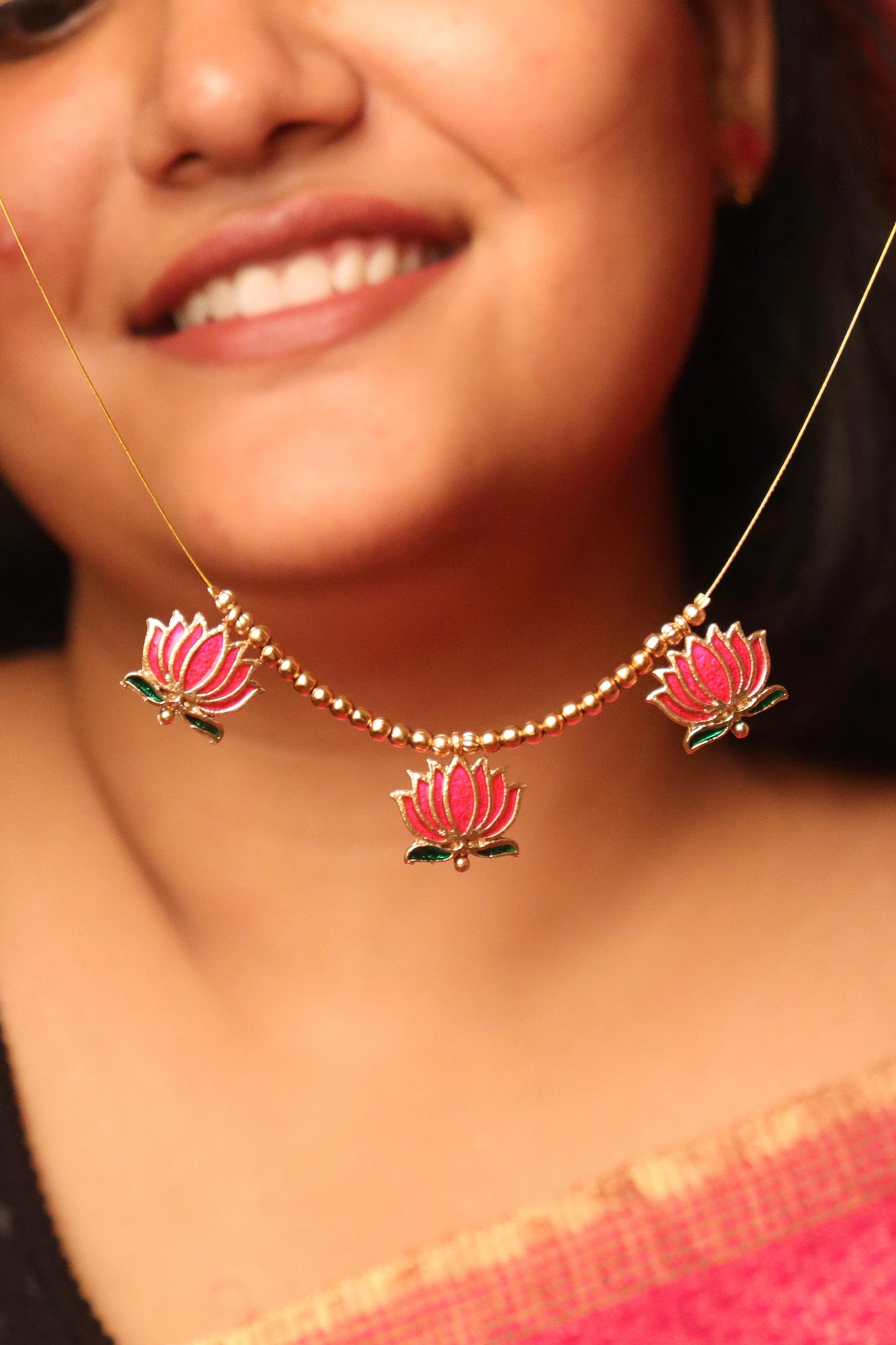 Pink Padma Invisible Chain