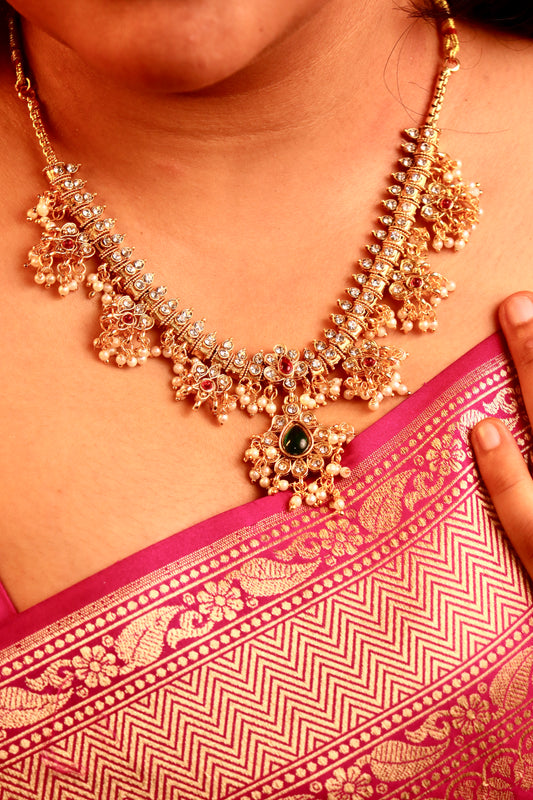 Multi Guttapusalu necklace set