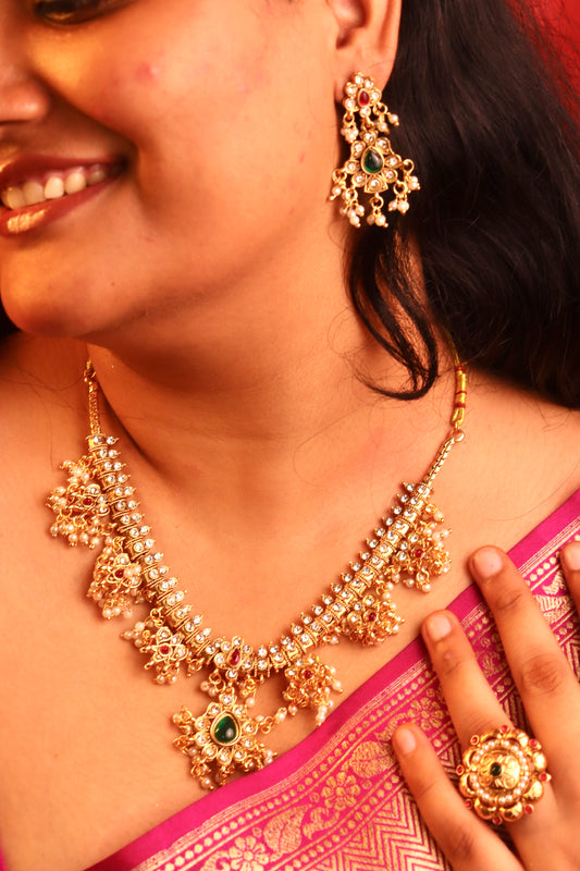 Multi Guttapusalu necklace set