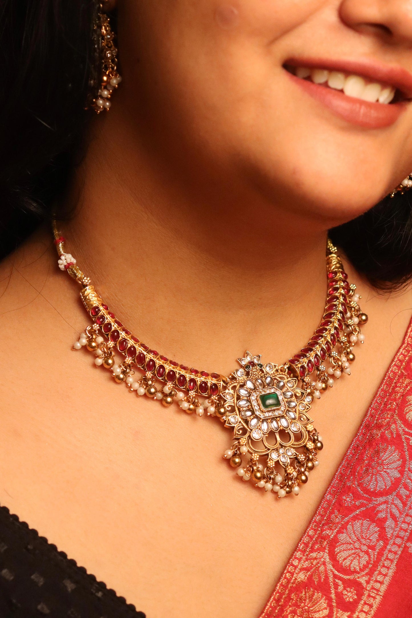 Raj Laxmi Kundan Choker Set