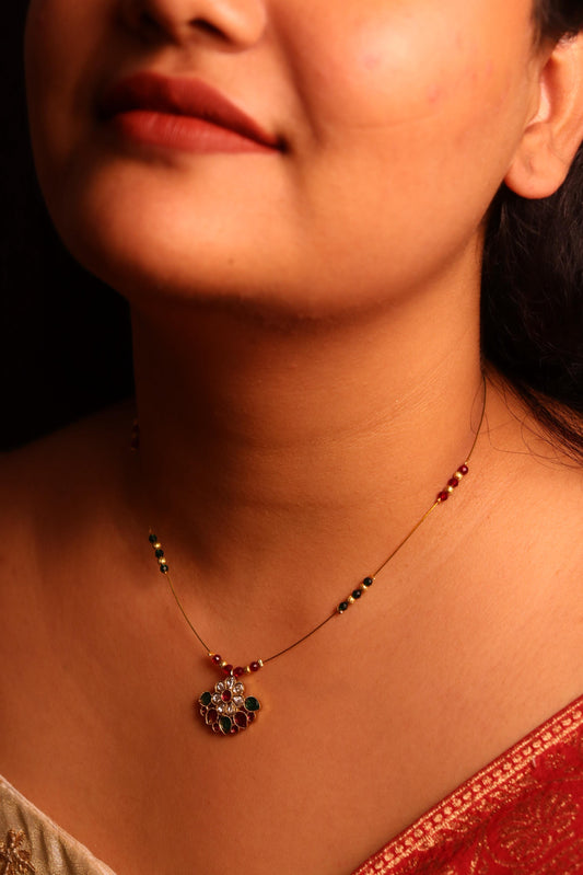 Gulbahar Invisible Chain Pendant