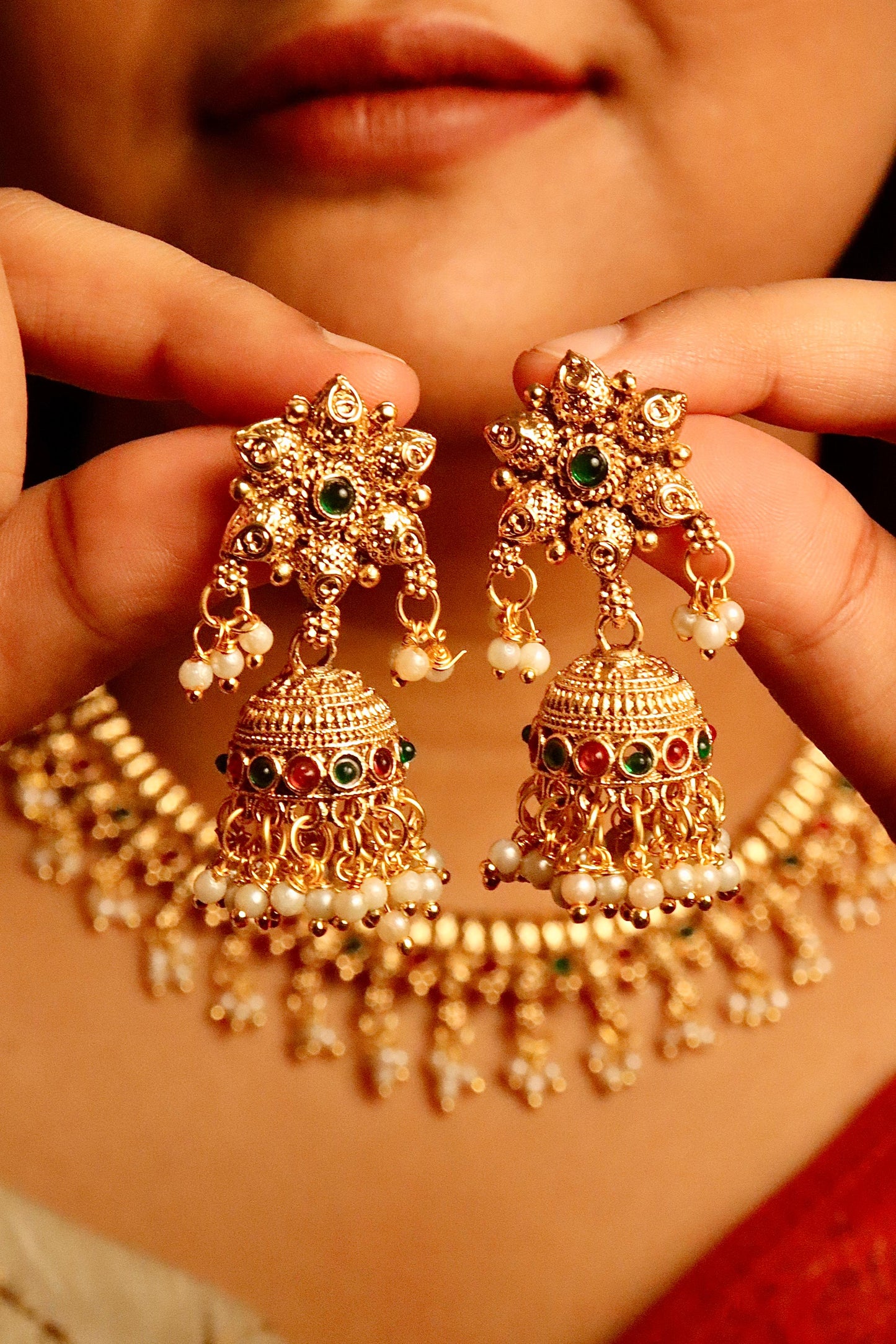Madhuri Multi Necklace set