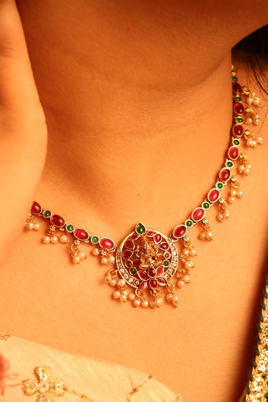Megh Laxmi Multi Necklace Set