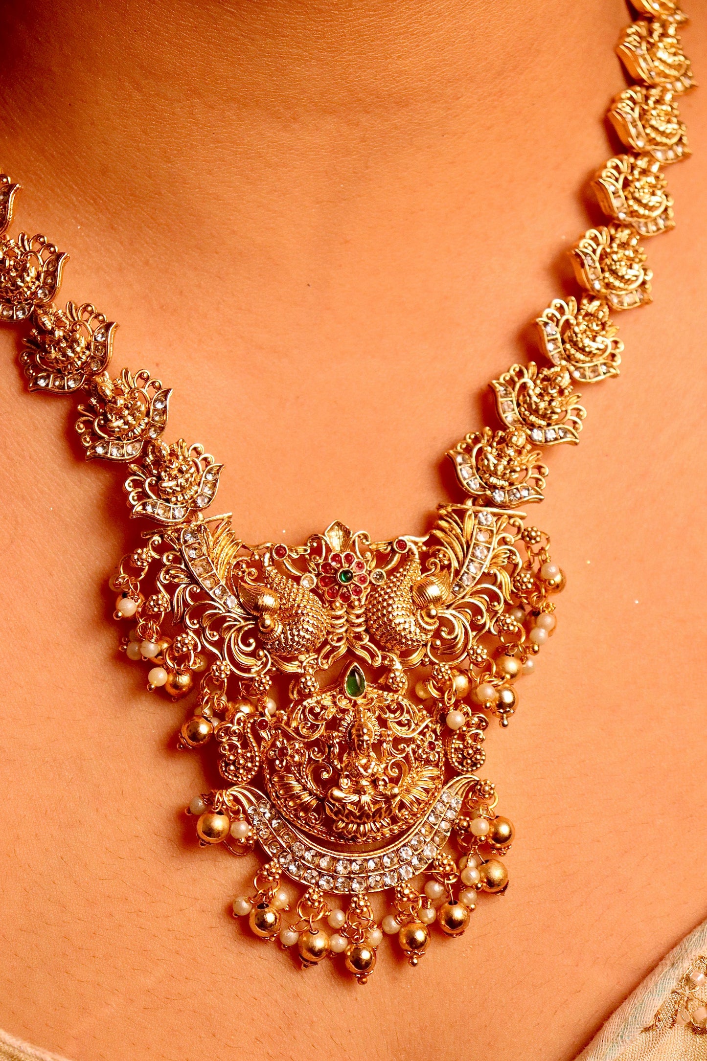 Veer Laxmi long Necklace Set