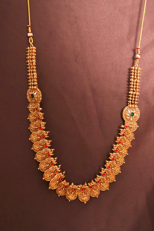 Rukh Mayur long Necklace set