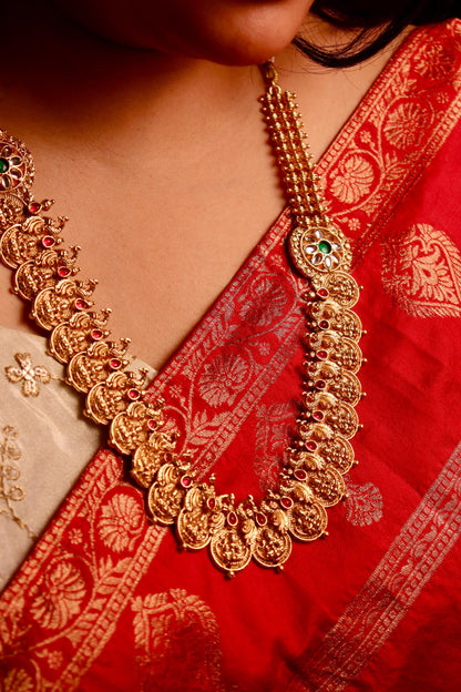 Rukh Mayur long Necklace set