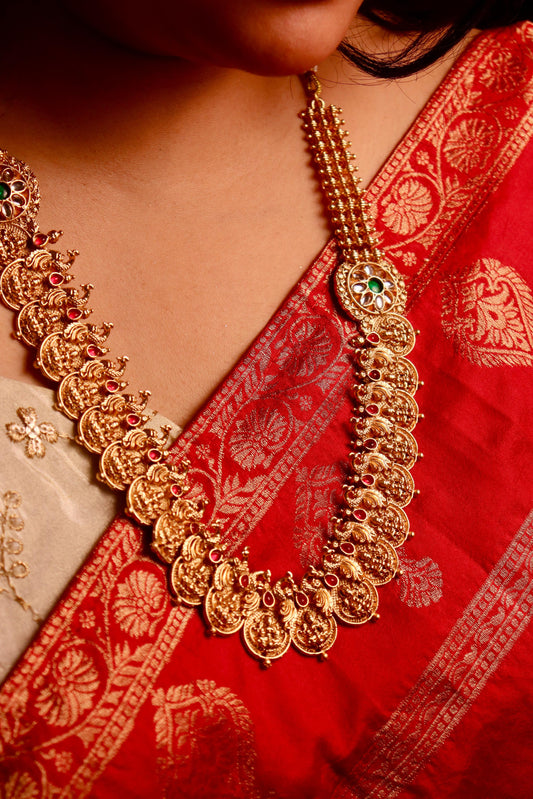 Rukh Mayur long Necklace set