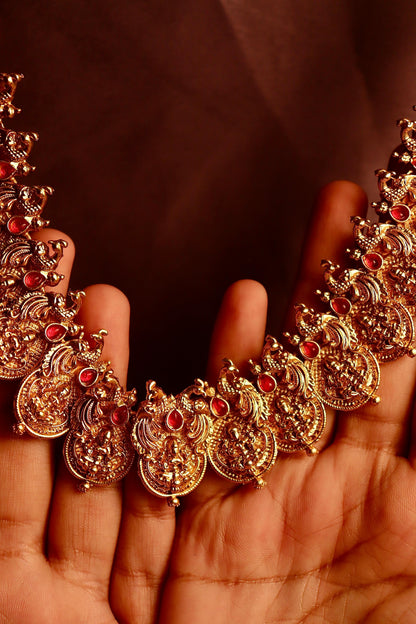 Rukh Mayur long Necklace set