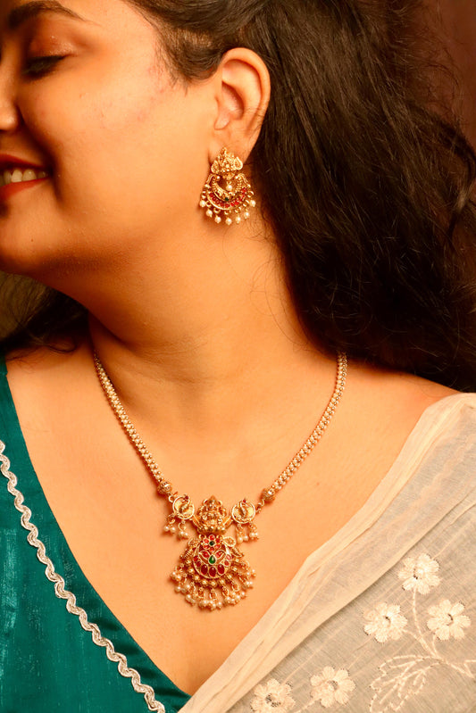 Laxmi Roopam Temple necklace