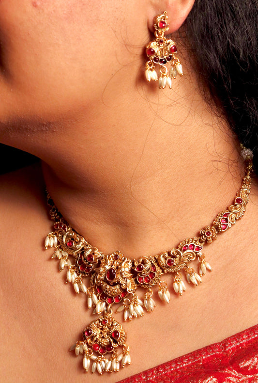 Gajraj Temple Necklace
