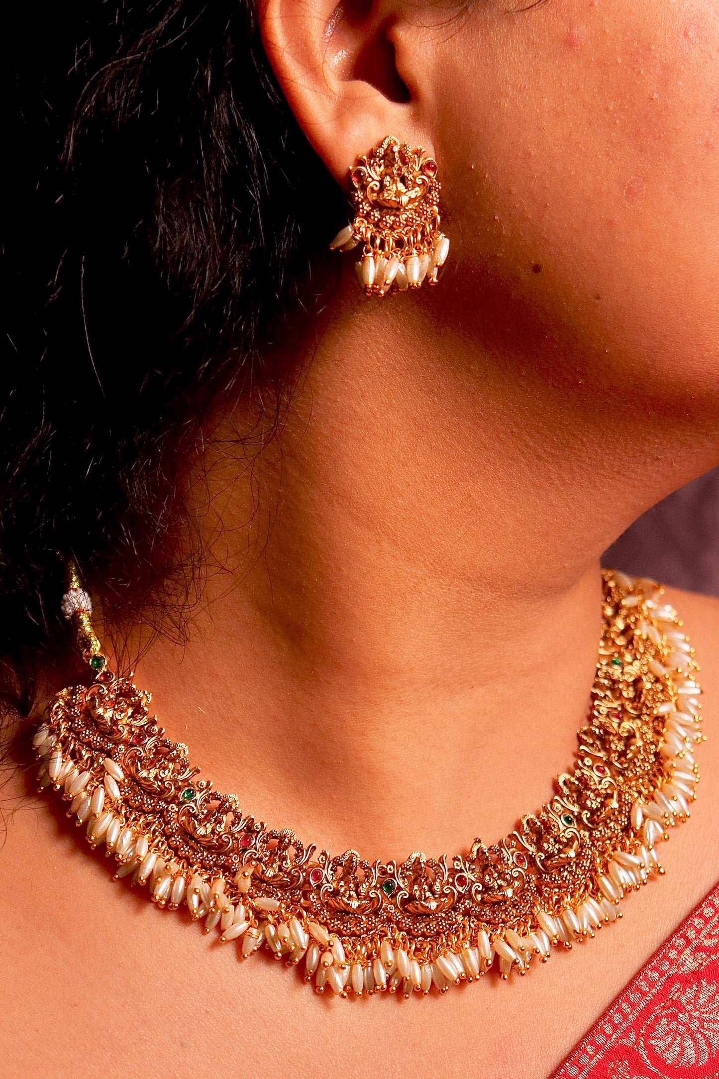 Sridevi Temple Necklace