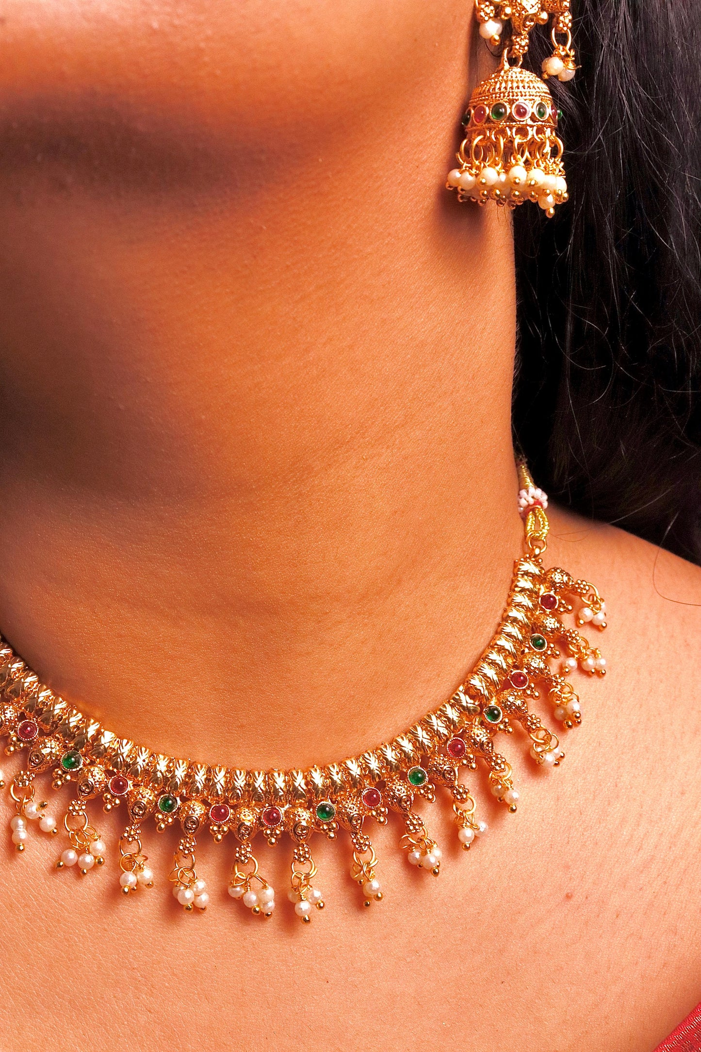 Madhuri Multi Necklace set