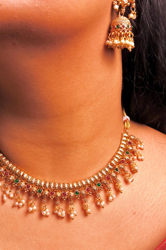 Madhuri Multi Necklace set