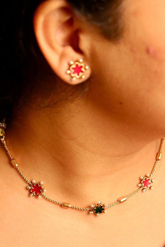 Pushp Kanti Choker Necklace set