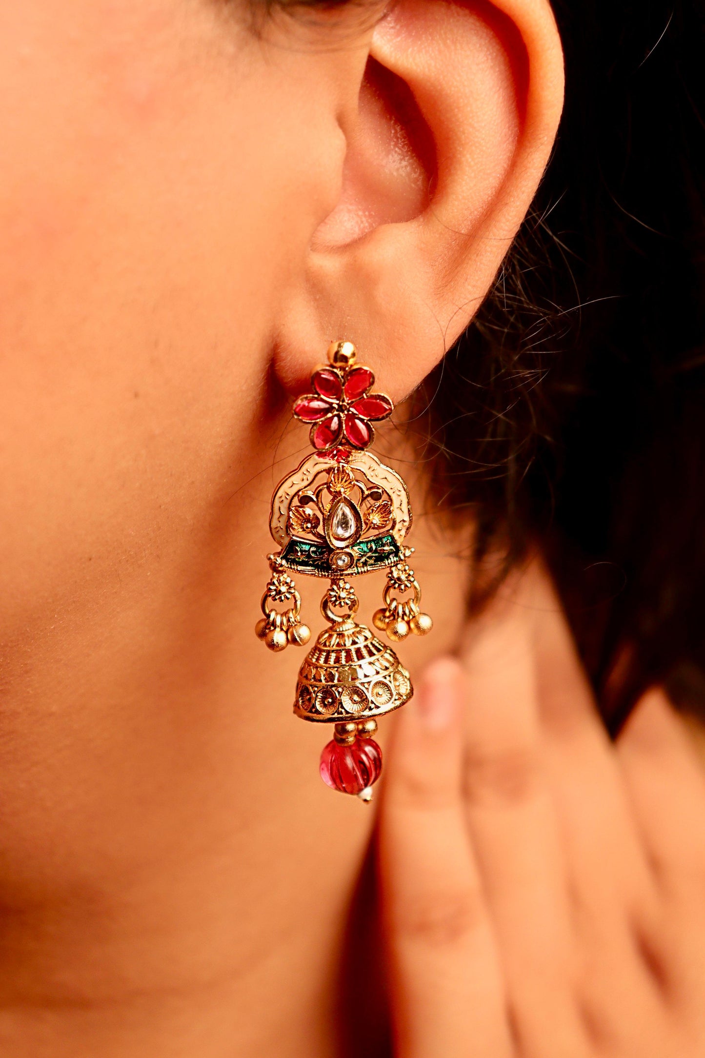 Devani Jhumka Earrings
