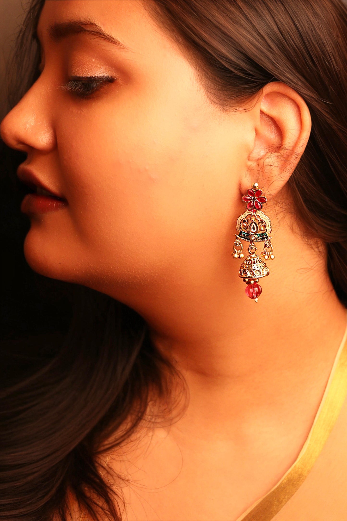 Devani Jhumka Earrings