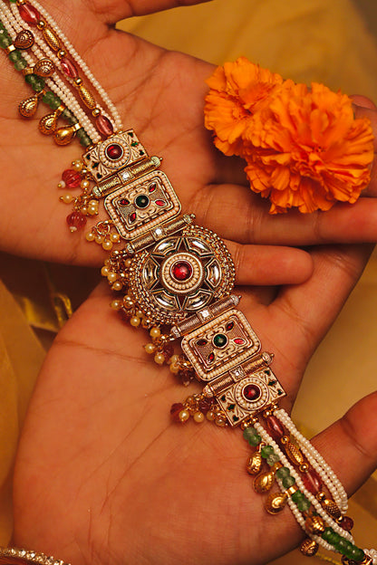 Trishika Jadau Kundan Choker Set