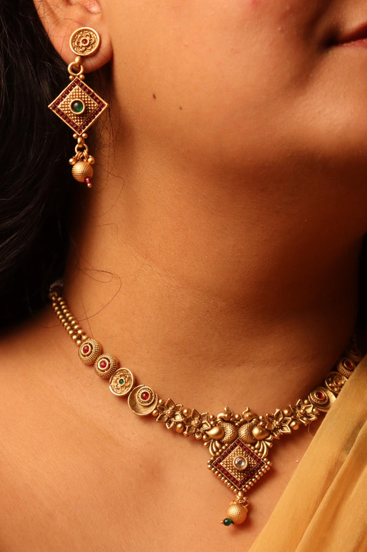 Rathi Pushp Necklace Set