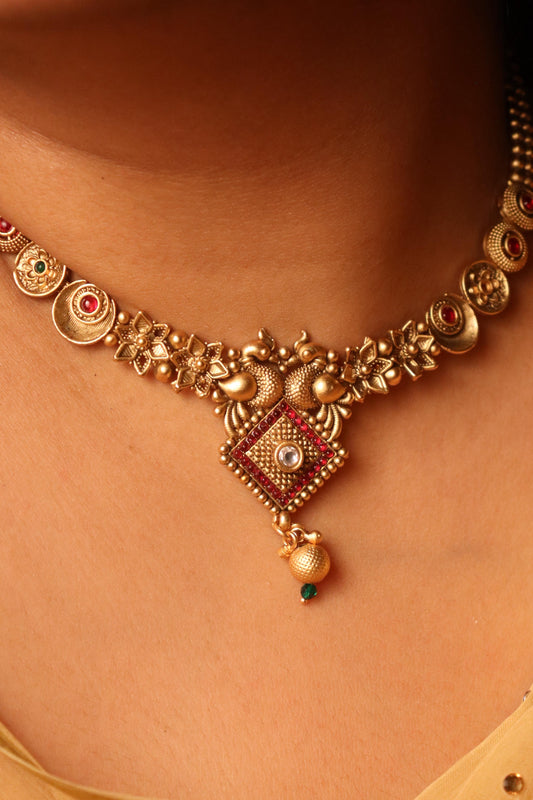 Rathi Pushp Necklace Set