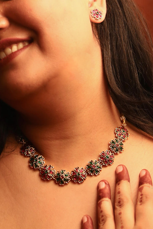 Pushp Kadambari Necklace set