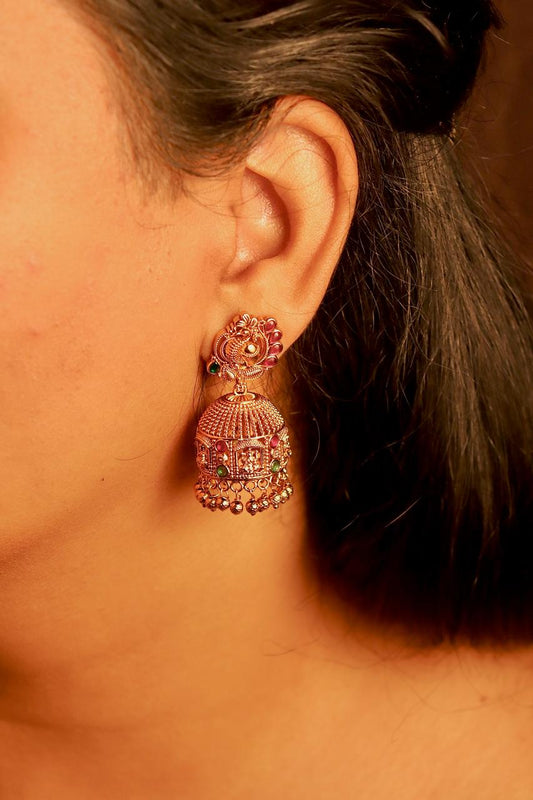 Mata laxmi Temple Earrings
