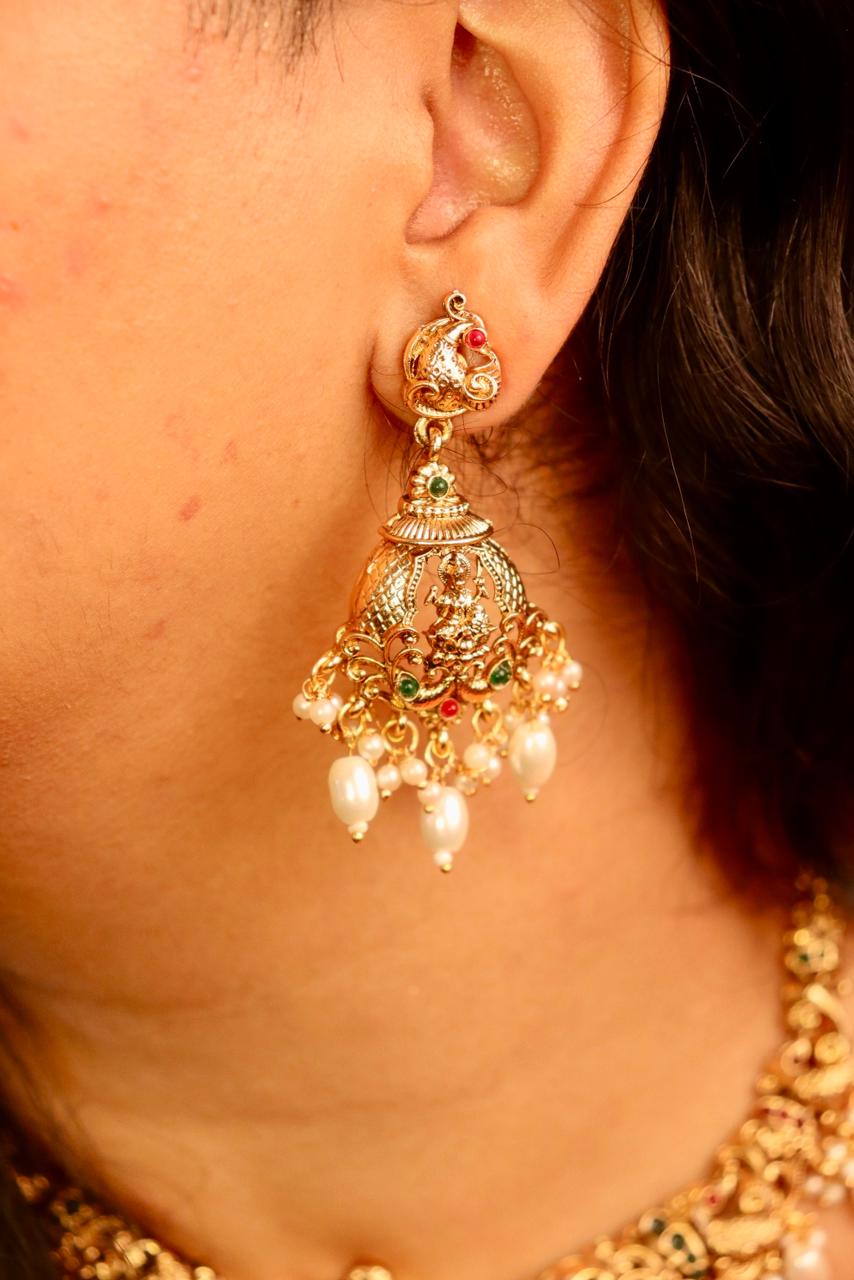 Kavya Sri Laxmi Temple necklace